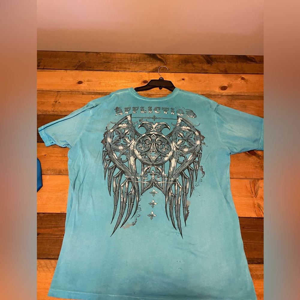 Affliction Mens’s 3XL Live Fast T-Shirt